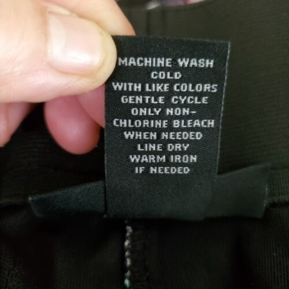 Lane Bryant Womens Pants Plus Size 18R The Allie Black Floral Ankle Tapered - Picture 6 of 6